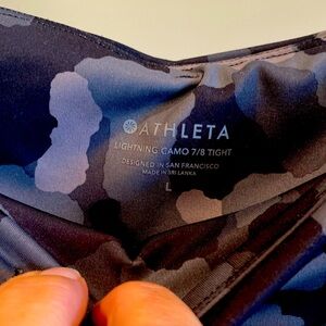 Athleta Lightening Camo 7/8 Tight